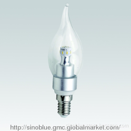 360 degree 6W LED candle lamp pull tail